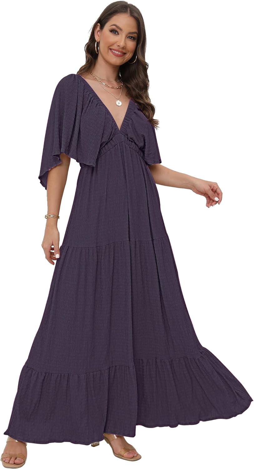 Women's V-Neck Summer Casual Dress
