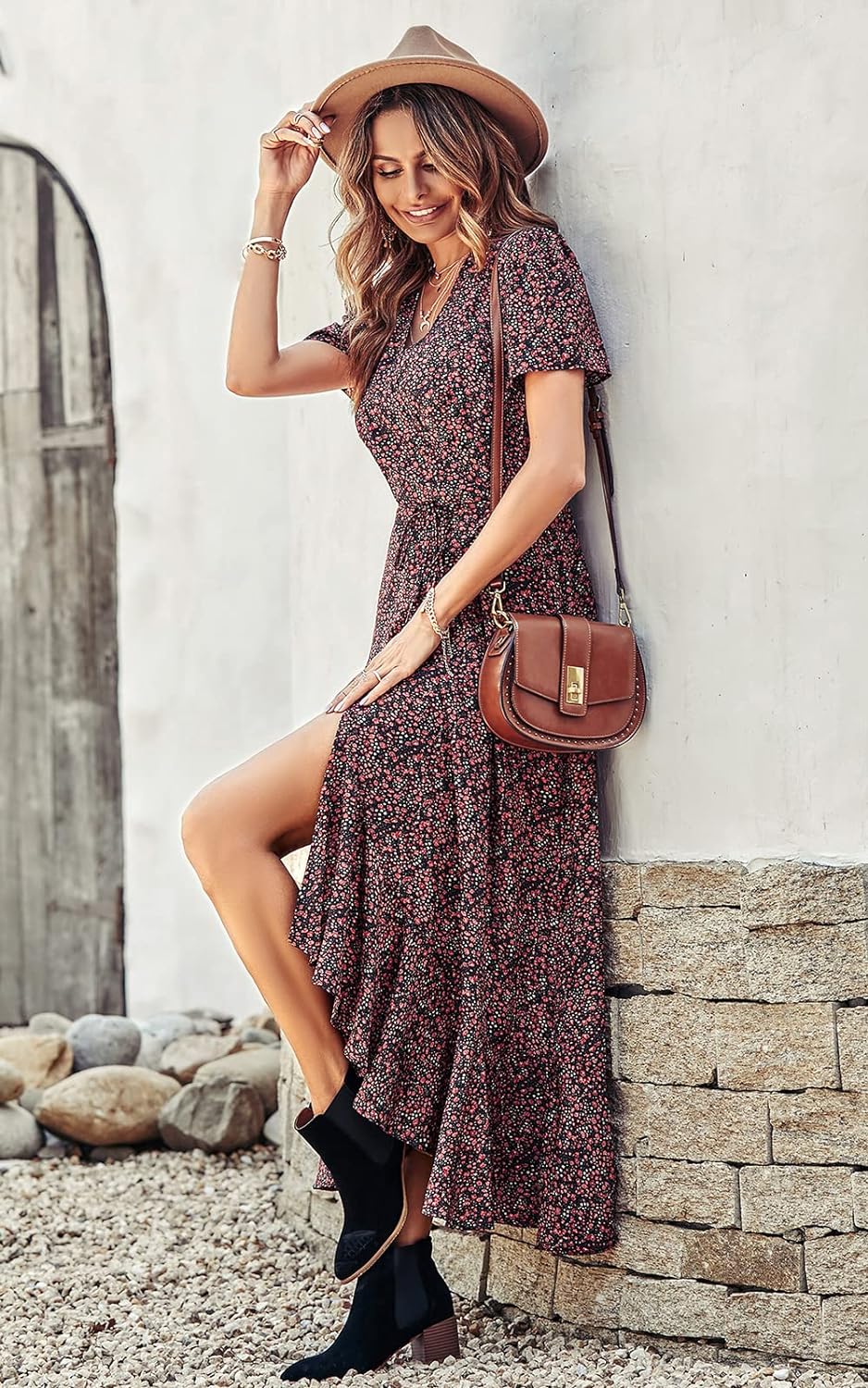 Casual Summer Wrap Dress