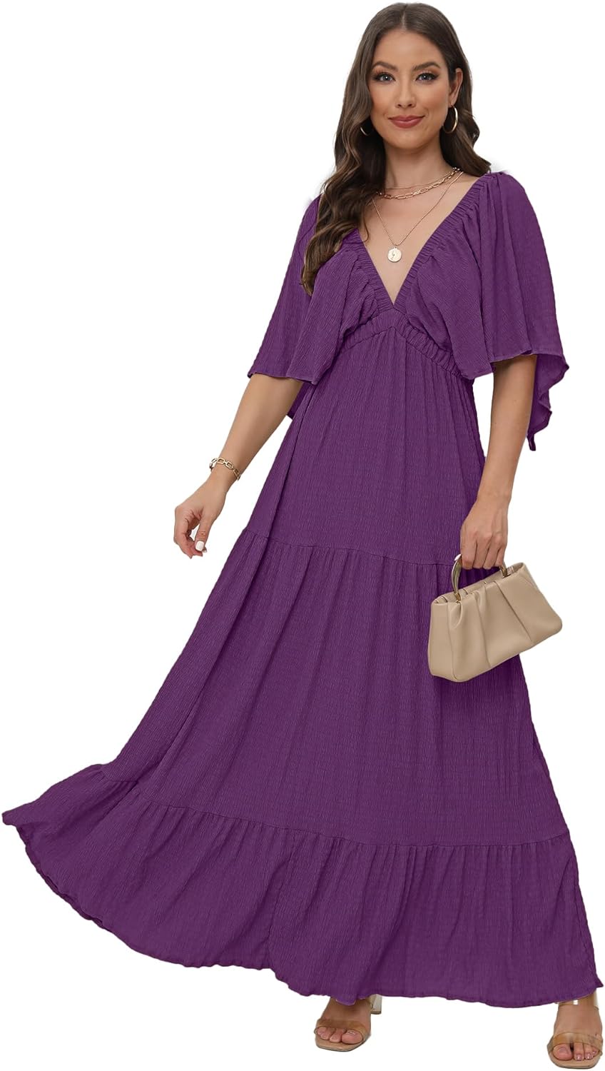 Women's V-Neck Summer Casual Dress