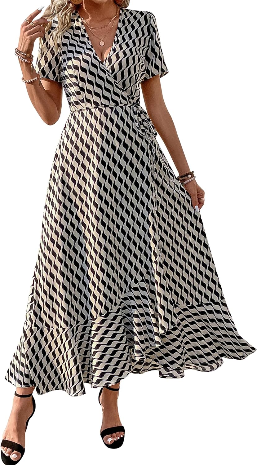 Casual Summer Wrap Dress