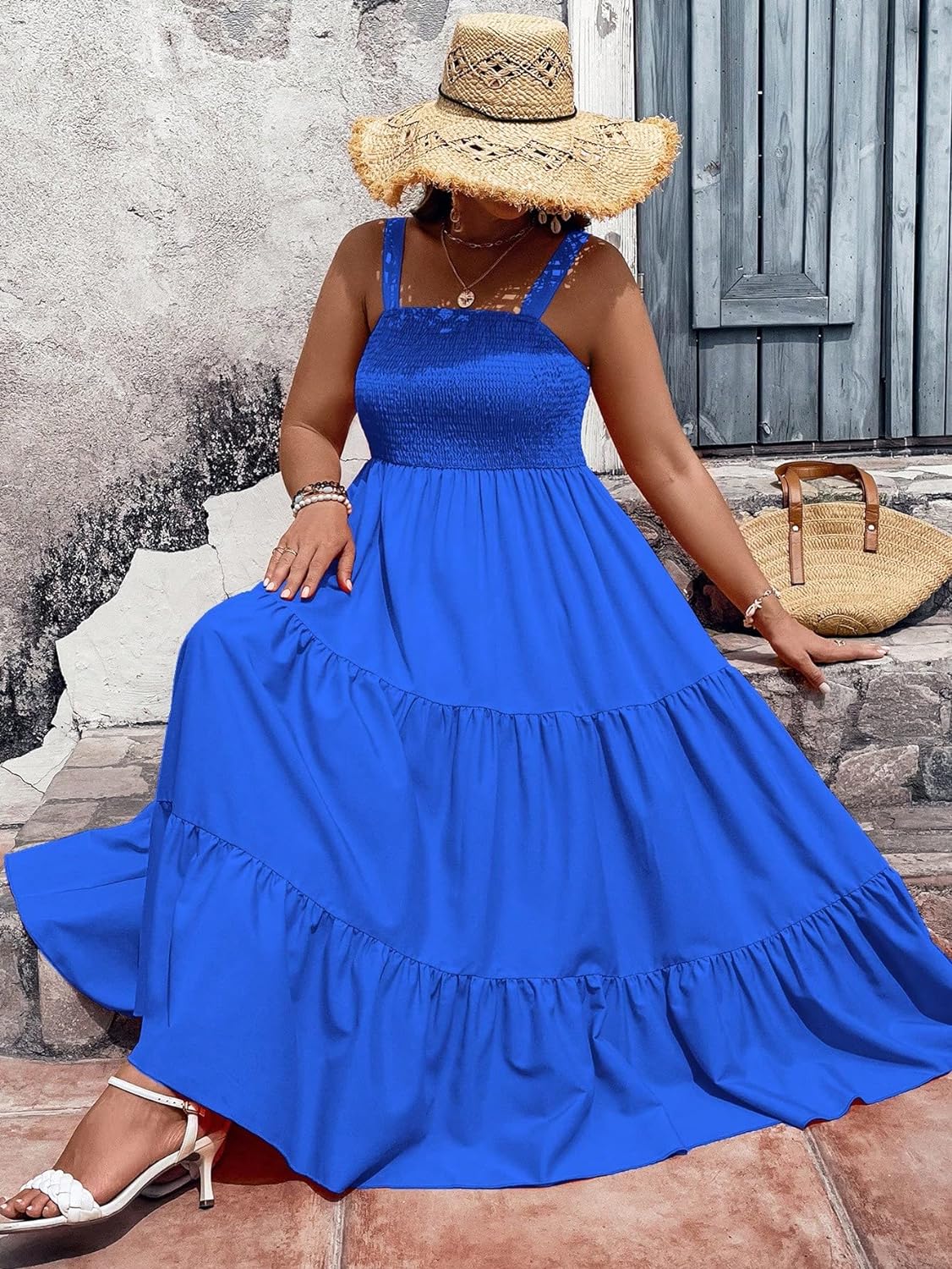 Floral Print Women's Long Dress