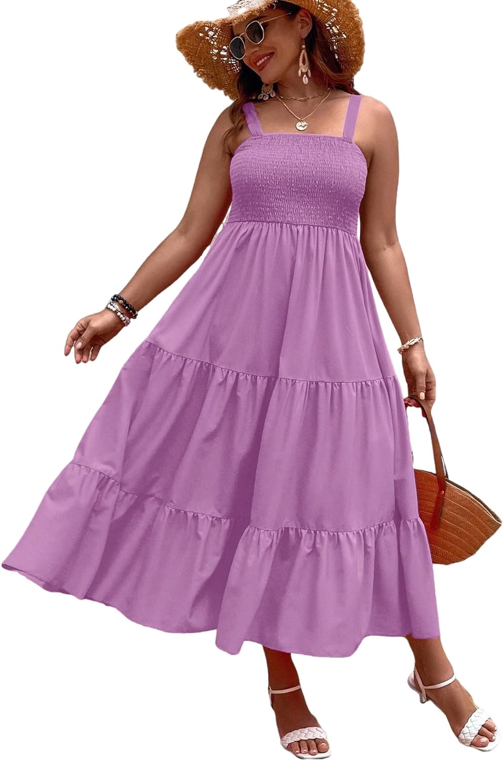 Floral Print Women's Long Dress