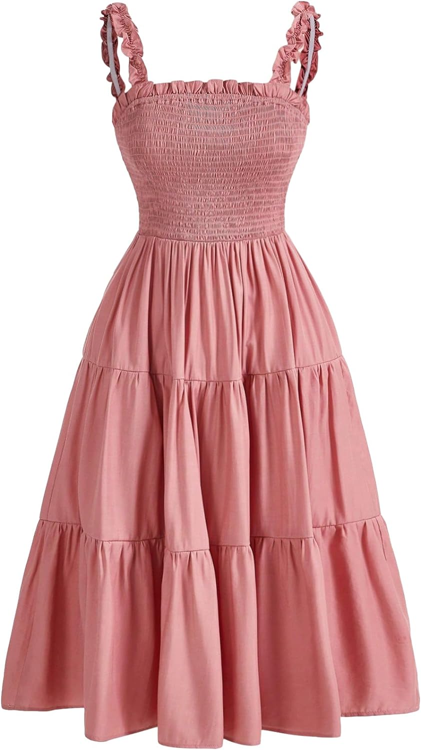 Floral Print Women's Long Dress