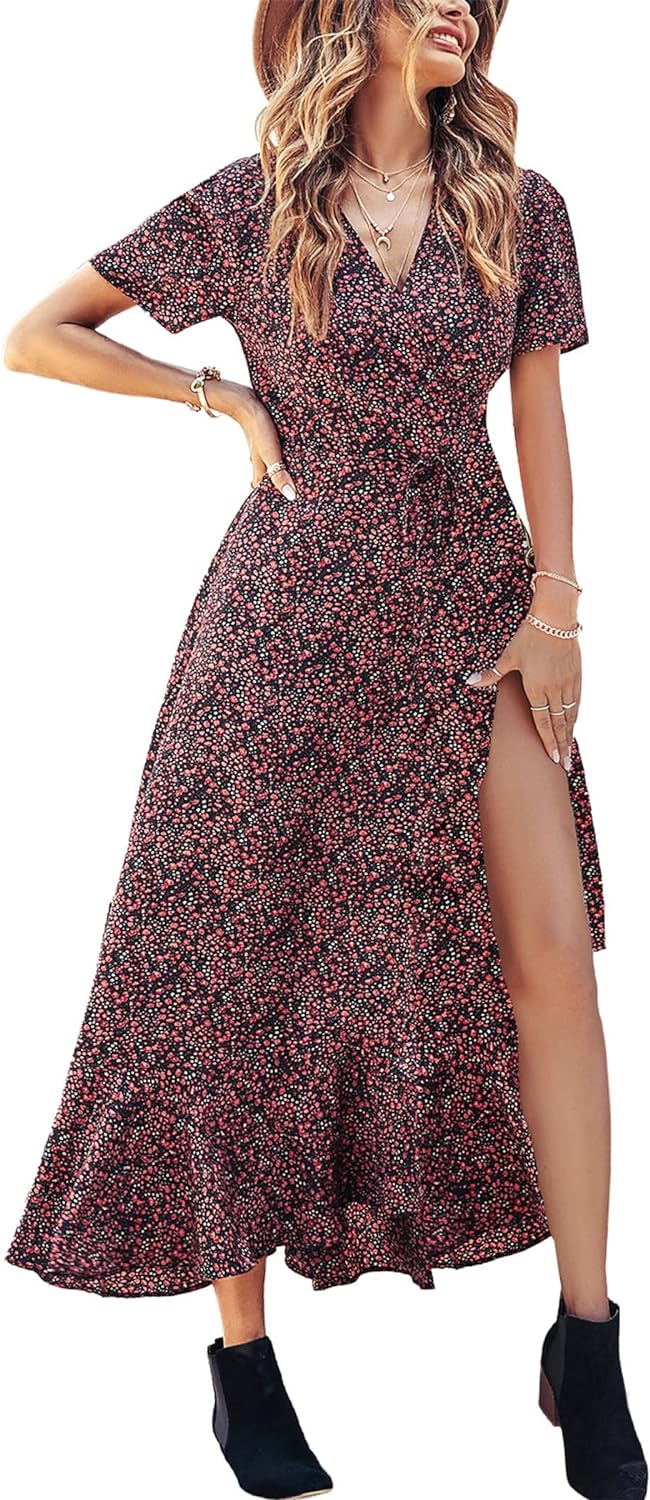 Casual Summer Wrap Dress