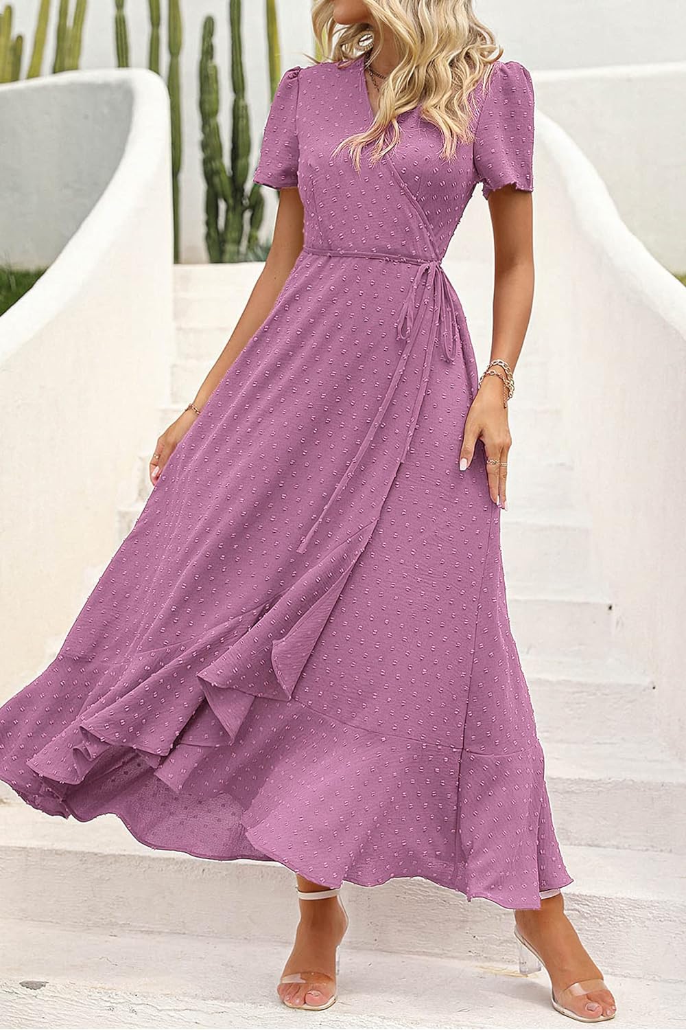 Casual Summer Wrap Dress