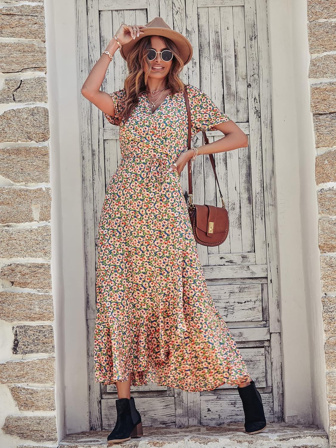 Casual Summer Wrap Dress