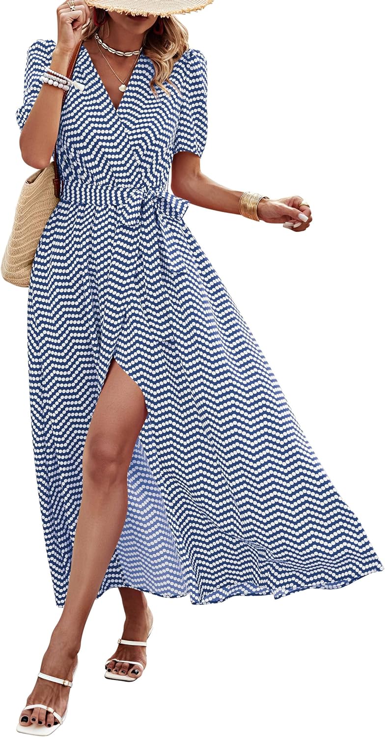 Casual Summer Wrap Dress