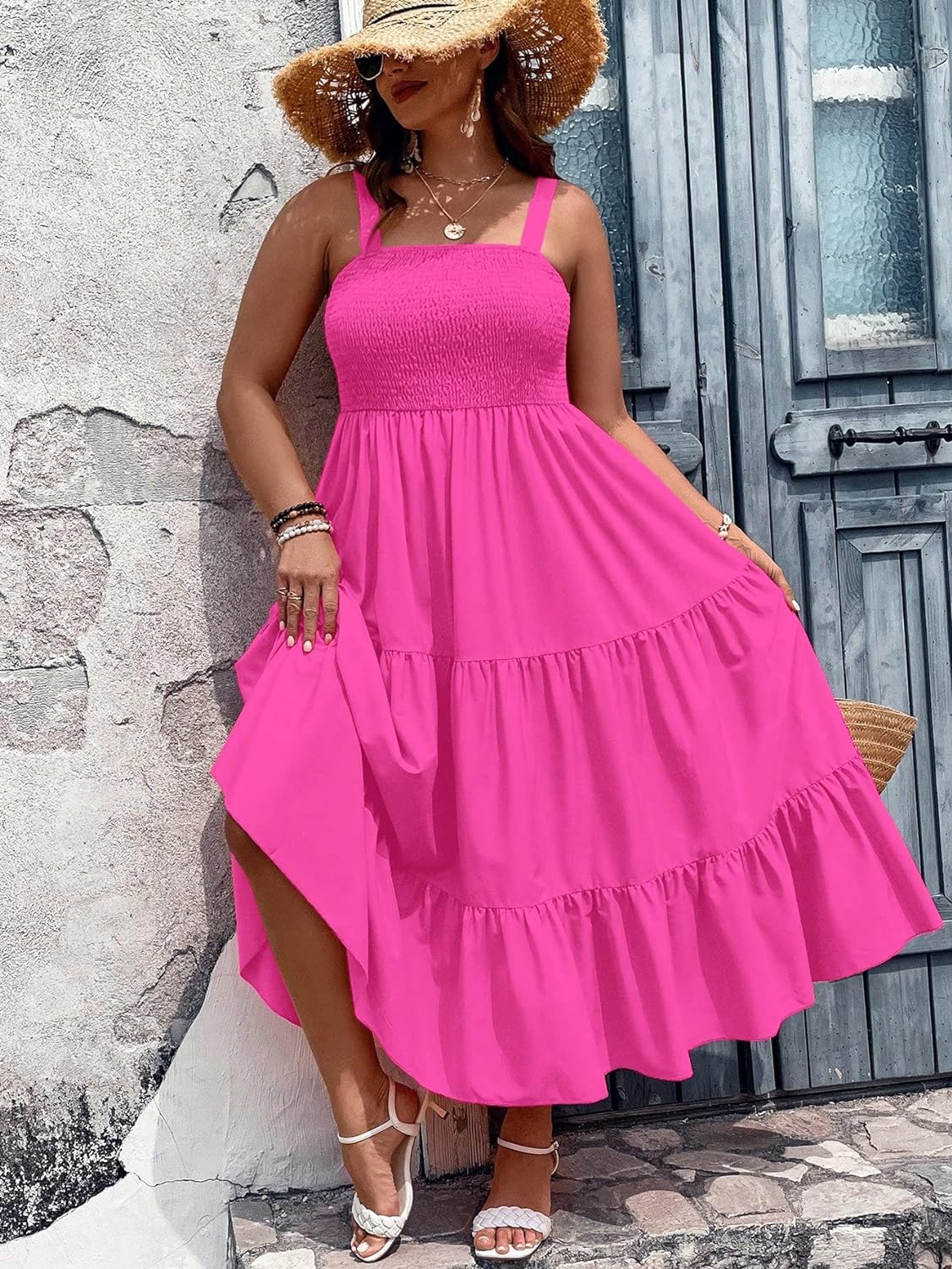 Floral Print Women's Long Dress