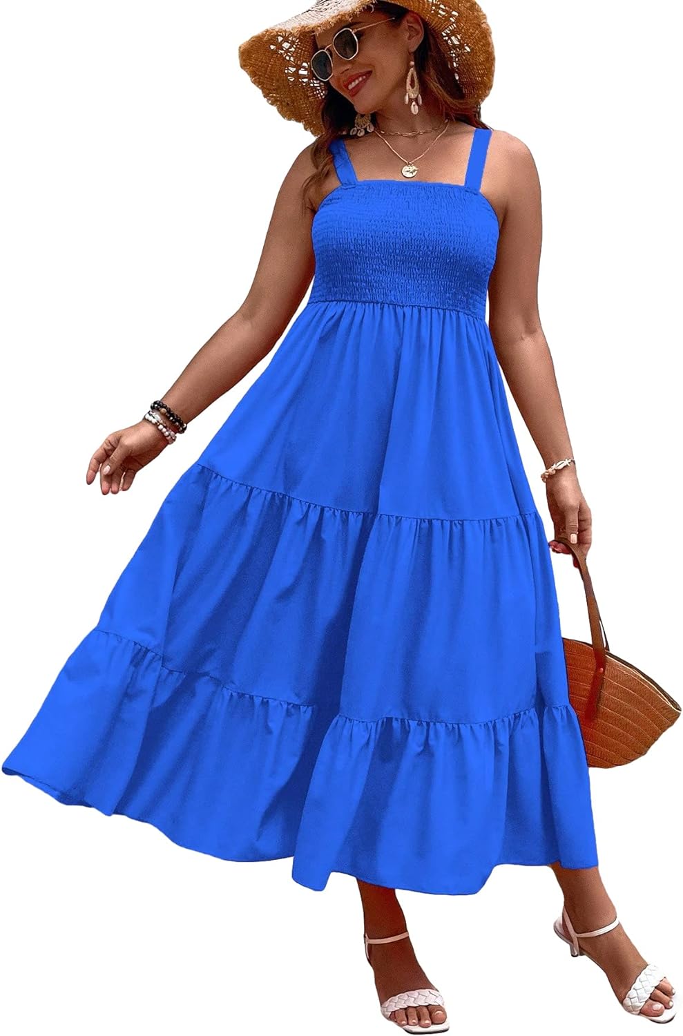 Floral Print Women's Long Dress