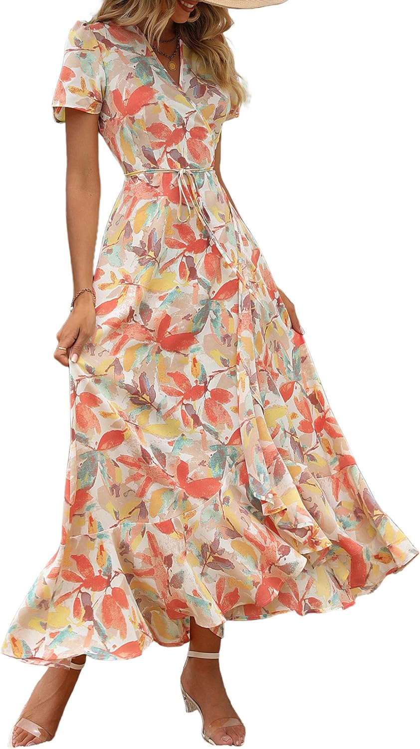 Casual Summer Wrap Dress