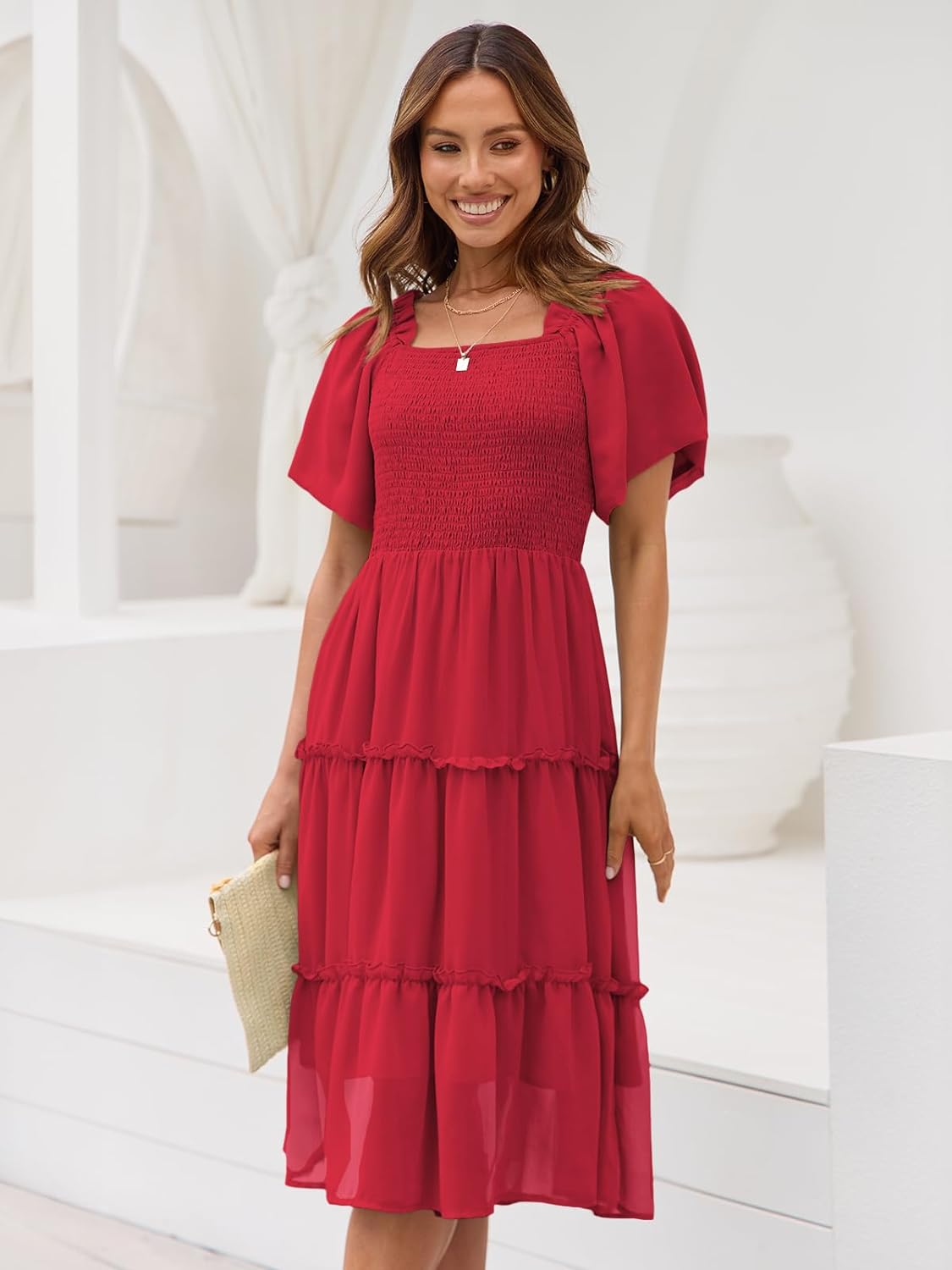 Fashion Latest Elegant Mid Dress