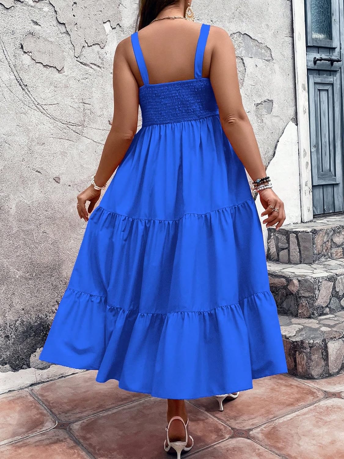 Floral Print Women's Long Dress