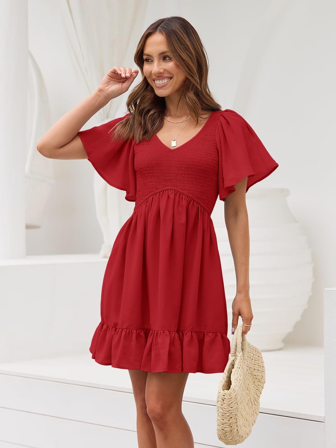 Summer Stylish Casual Mini Dress Casual Style