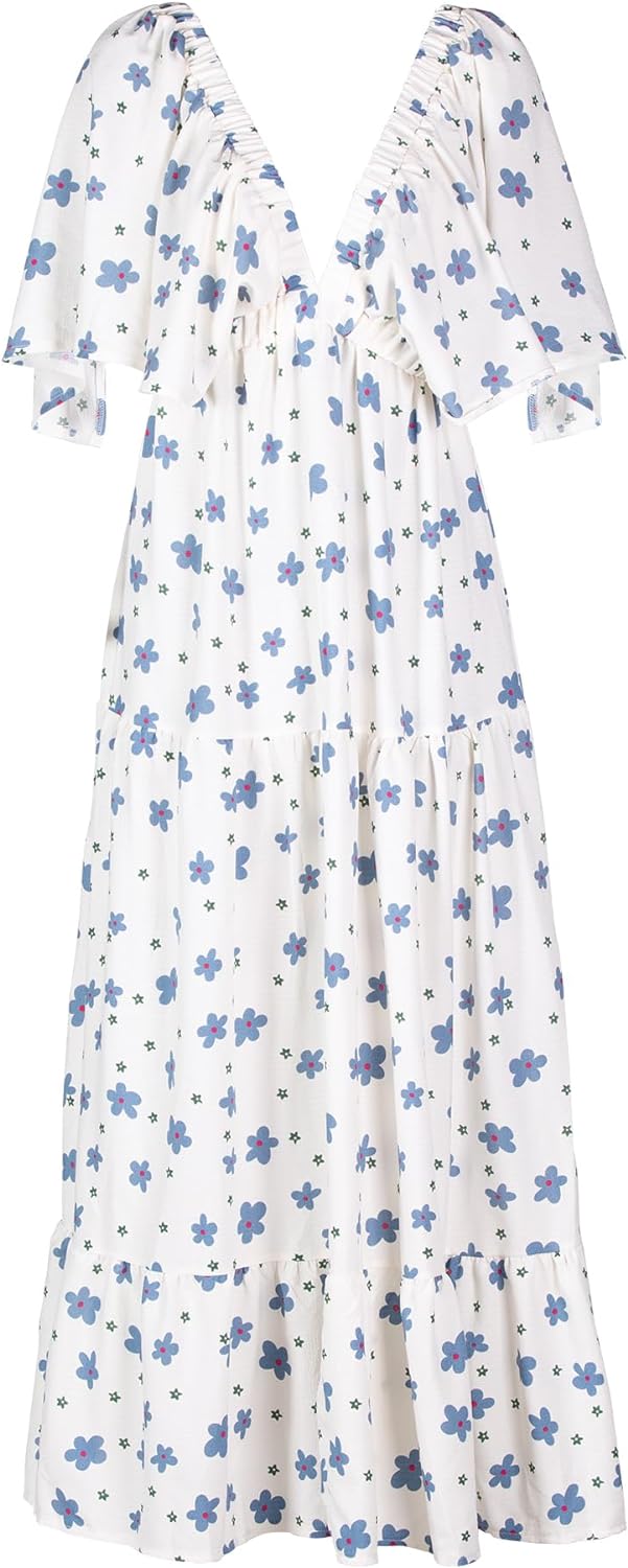 Women's V-Neck Summer Casual Dress