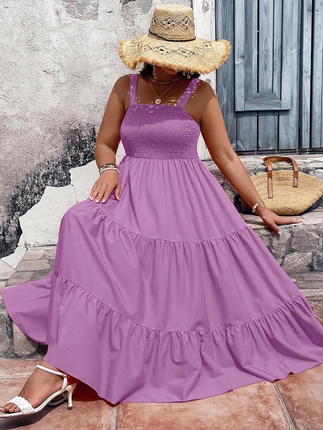 Floral Print Women's Long Dress