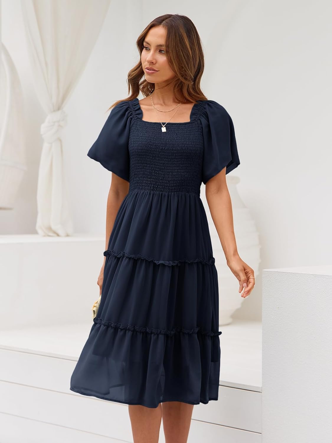 Fashion Latest Elegant Mid Dress