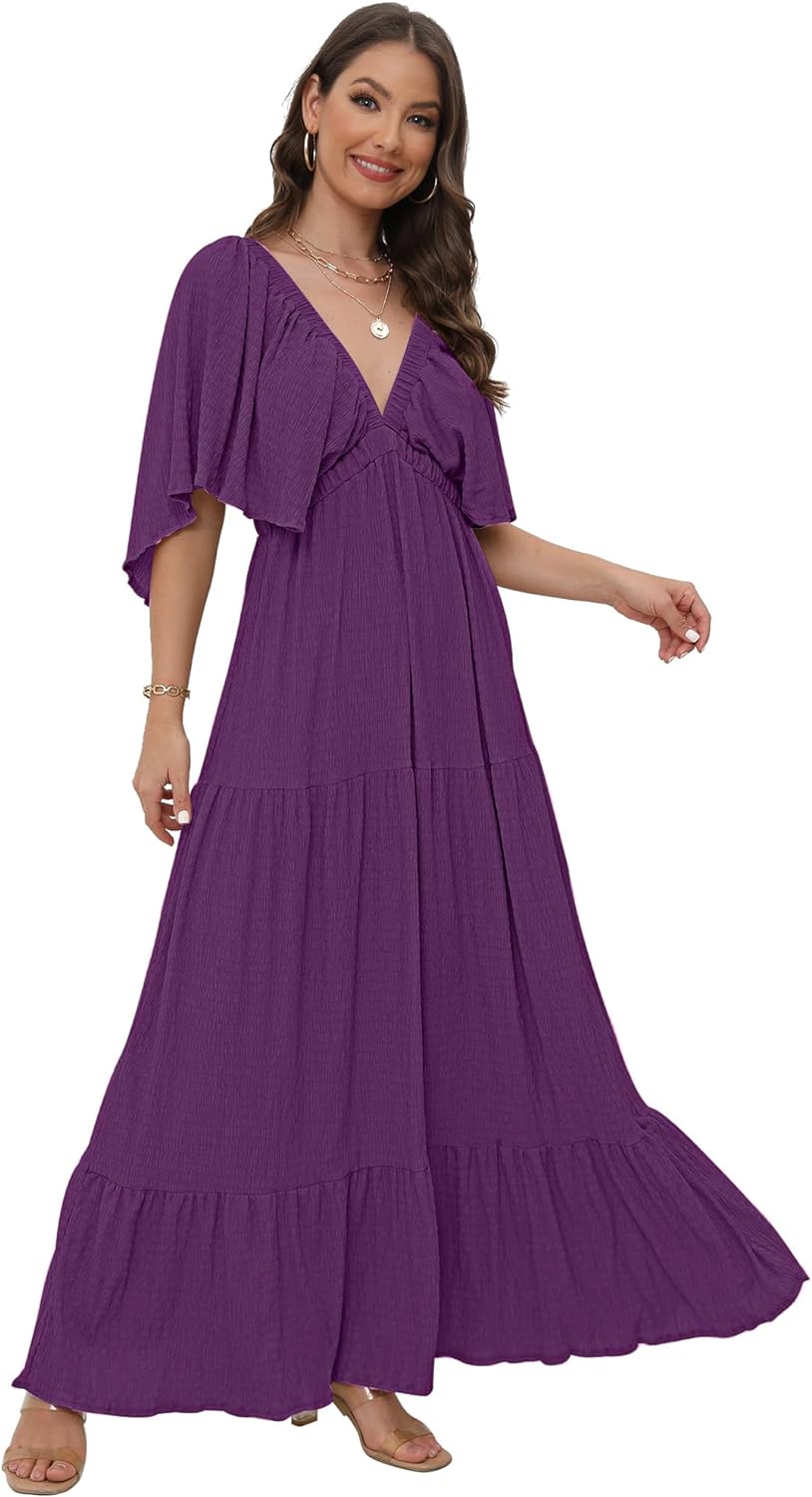 Women's V-Neck Summer Casual Dress