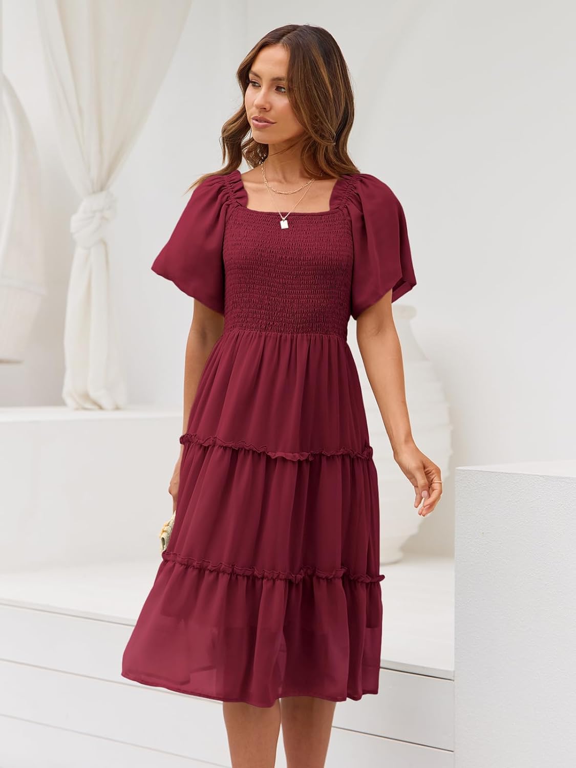 Fashion Latest Elegant Mid Dress