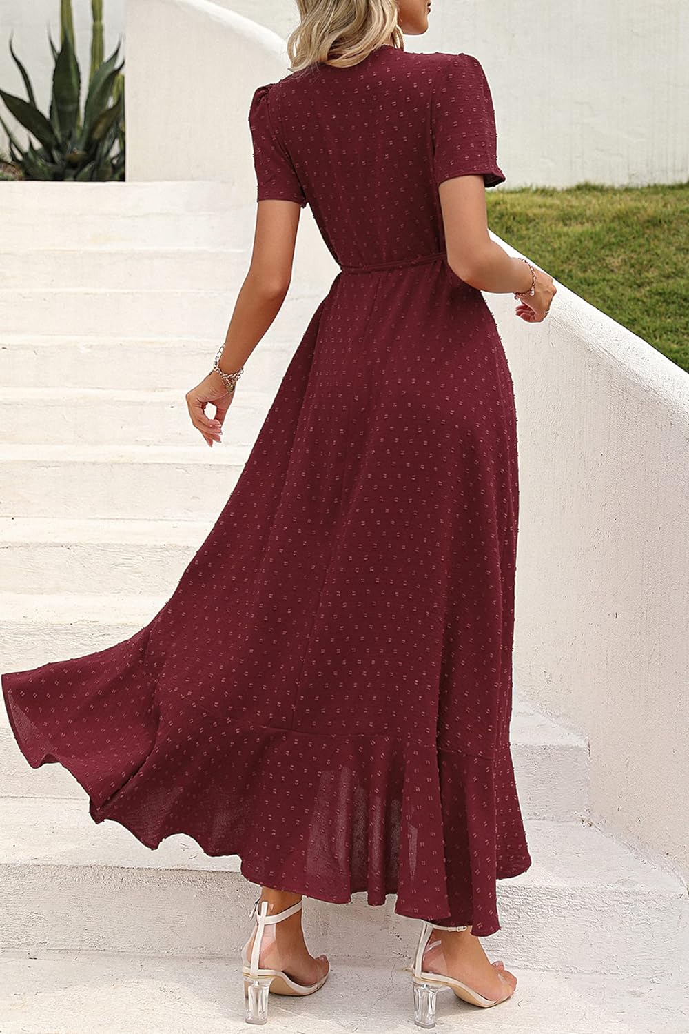 Casual Summer Wrap Dress