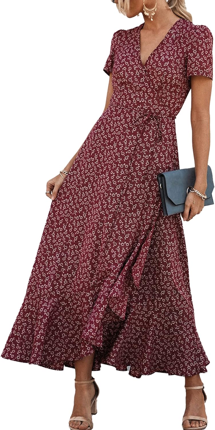 Casual Summer Wrap Dress