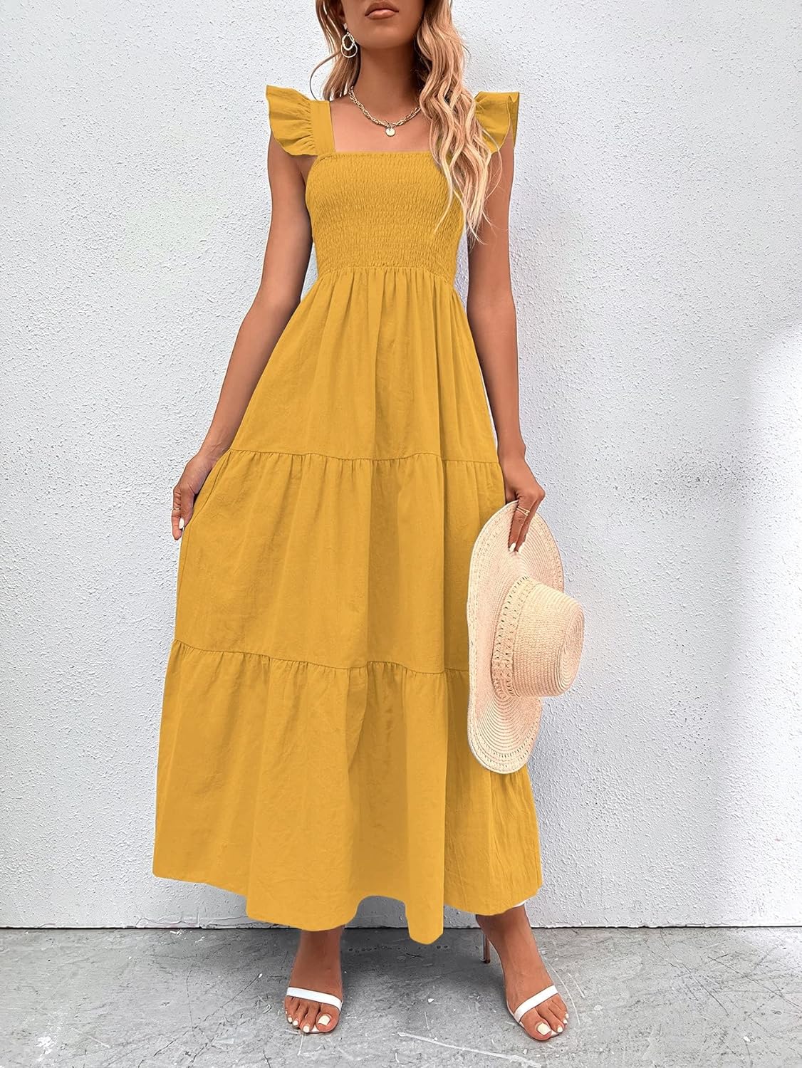 Floral Print Women's Long Dress