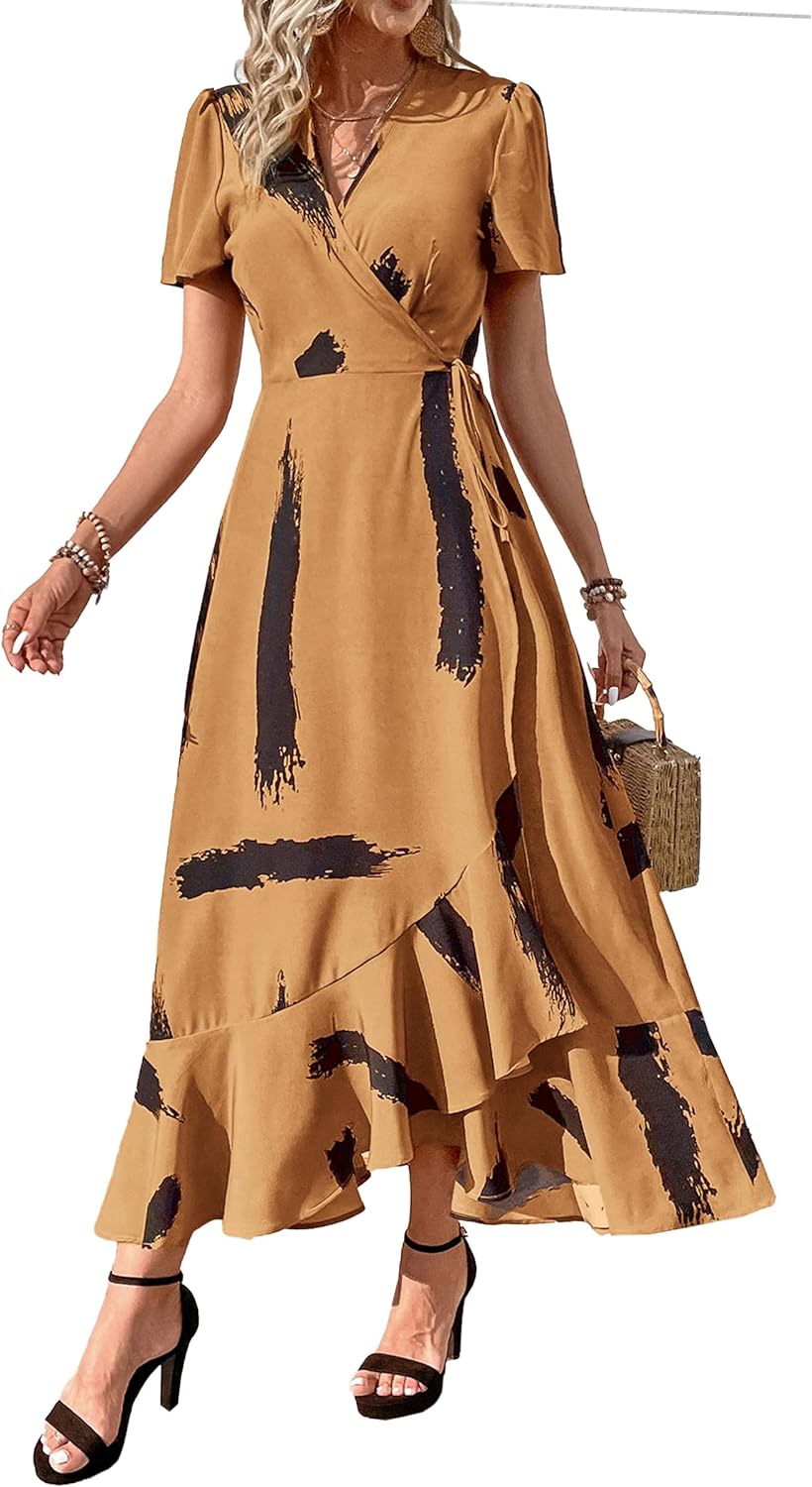 Casual Summer Wrap Dress