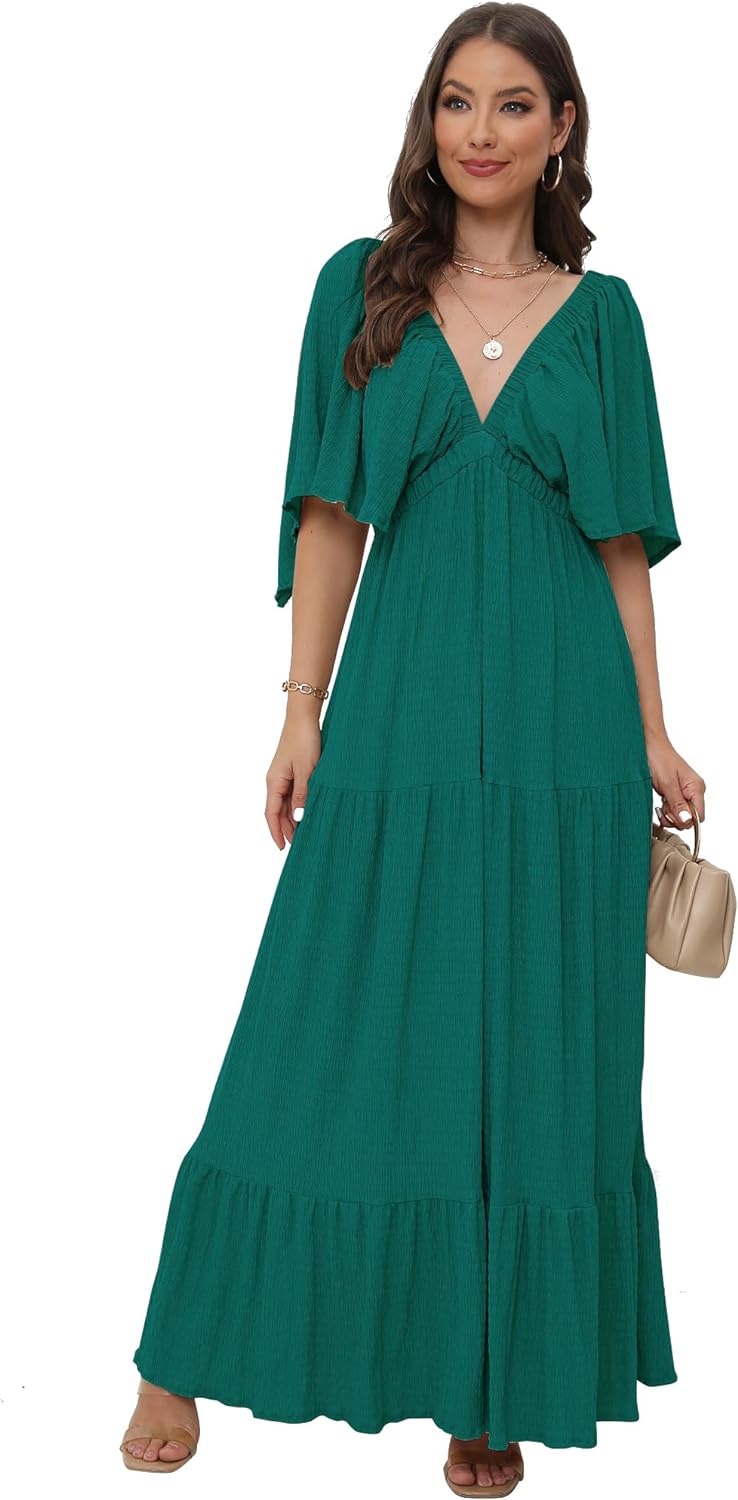 Women's V-Neck Summer Casual Dress