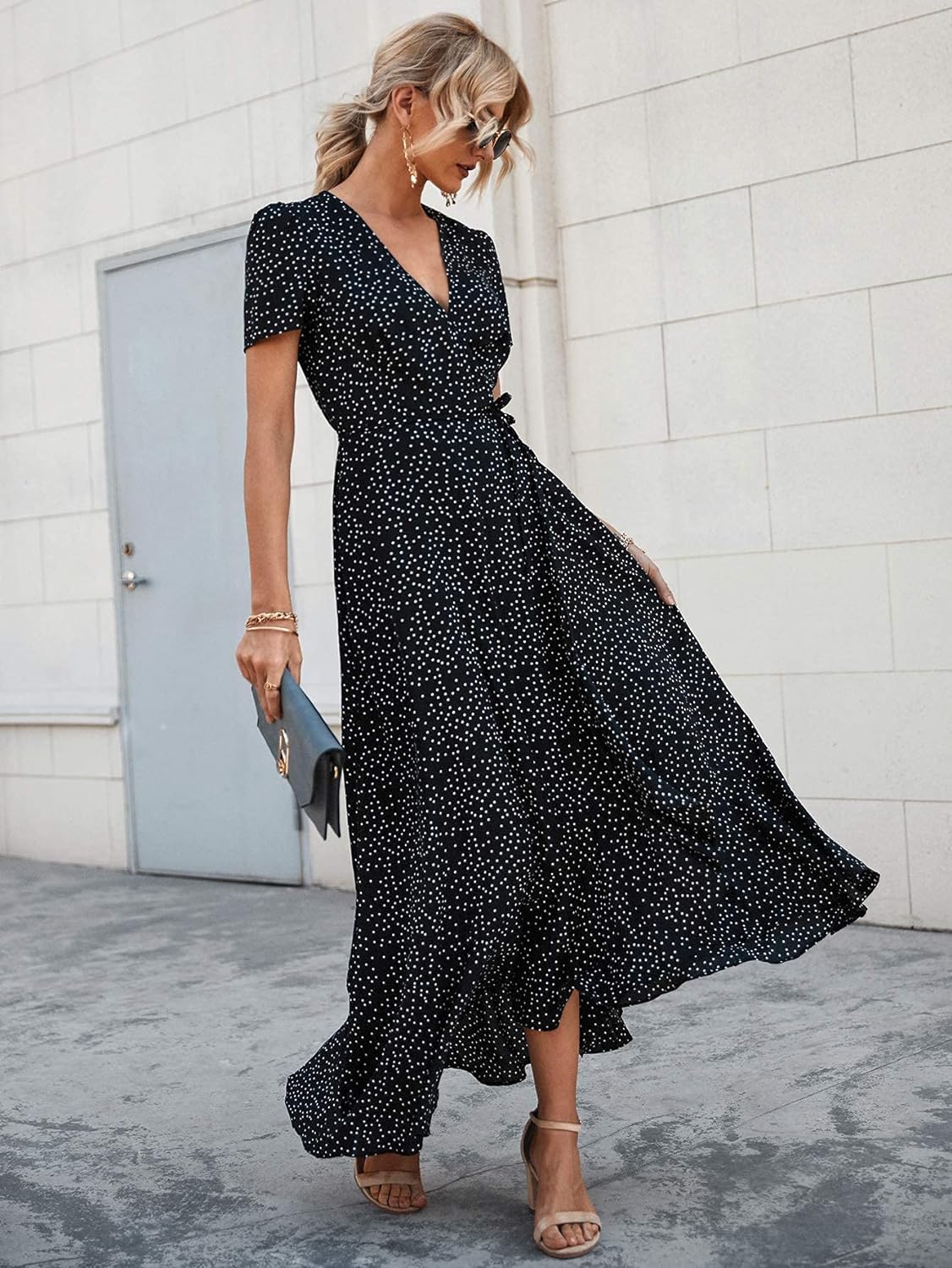 Casual Summer Wrap Dress