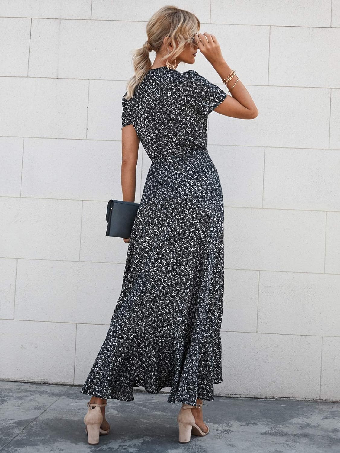Casual Summer Wrap Dress