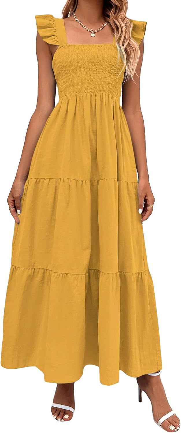 Floral Print Women's Long Dress