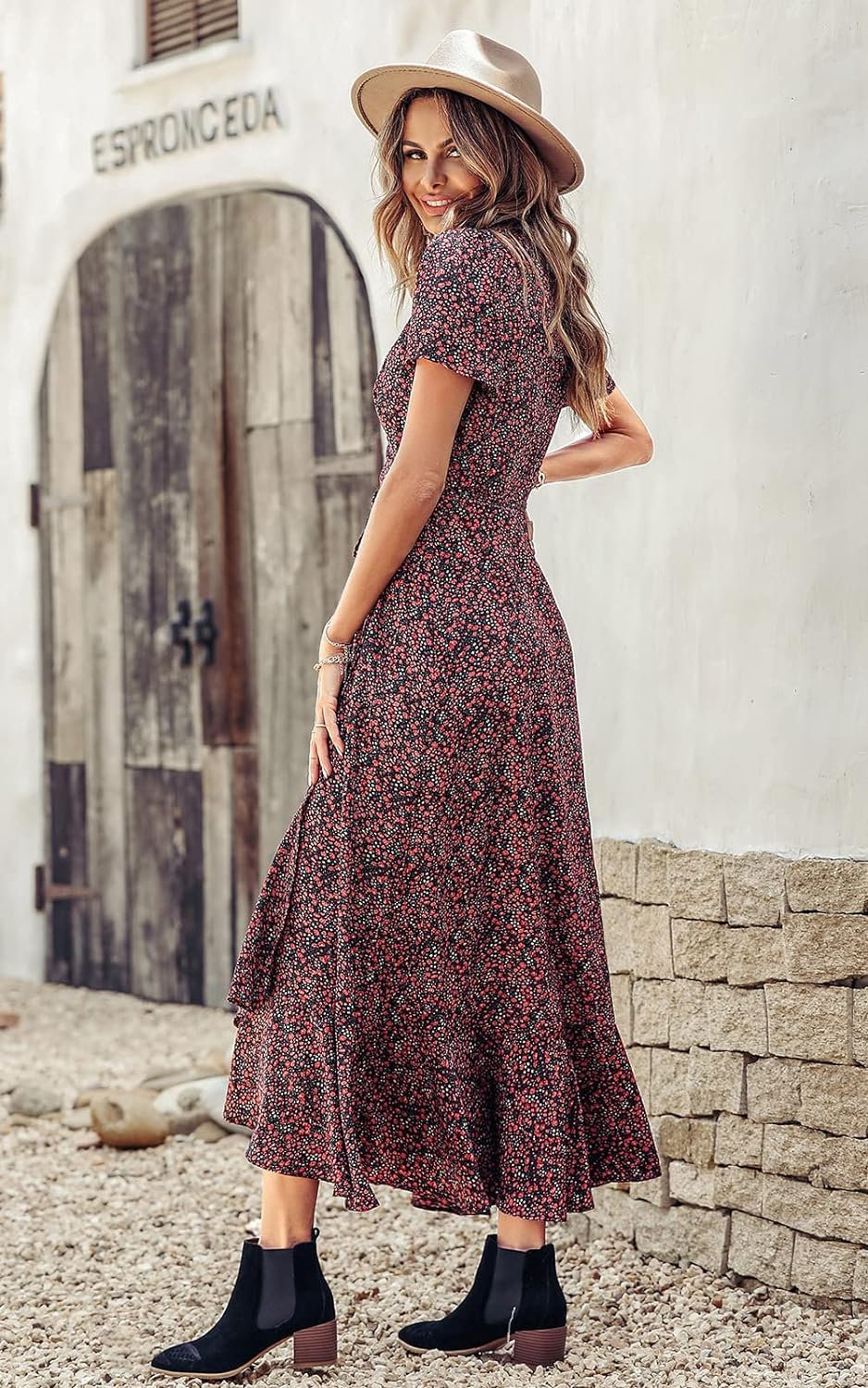 Casual Summer Wrap Dress