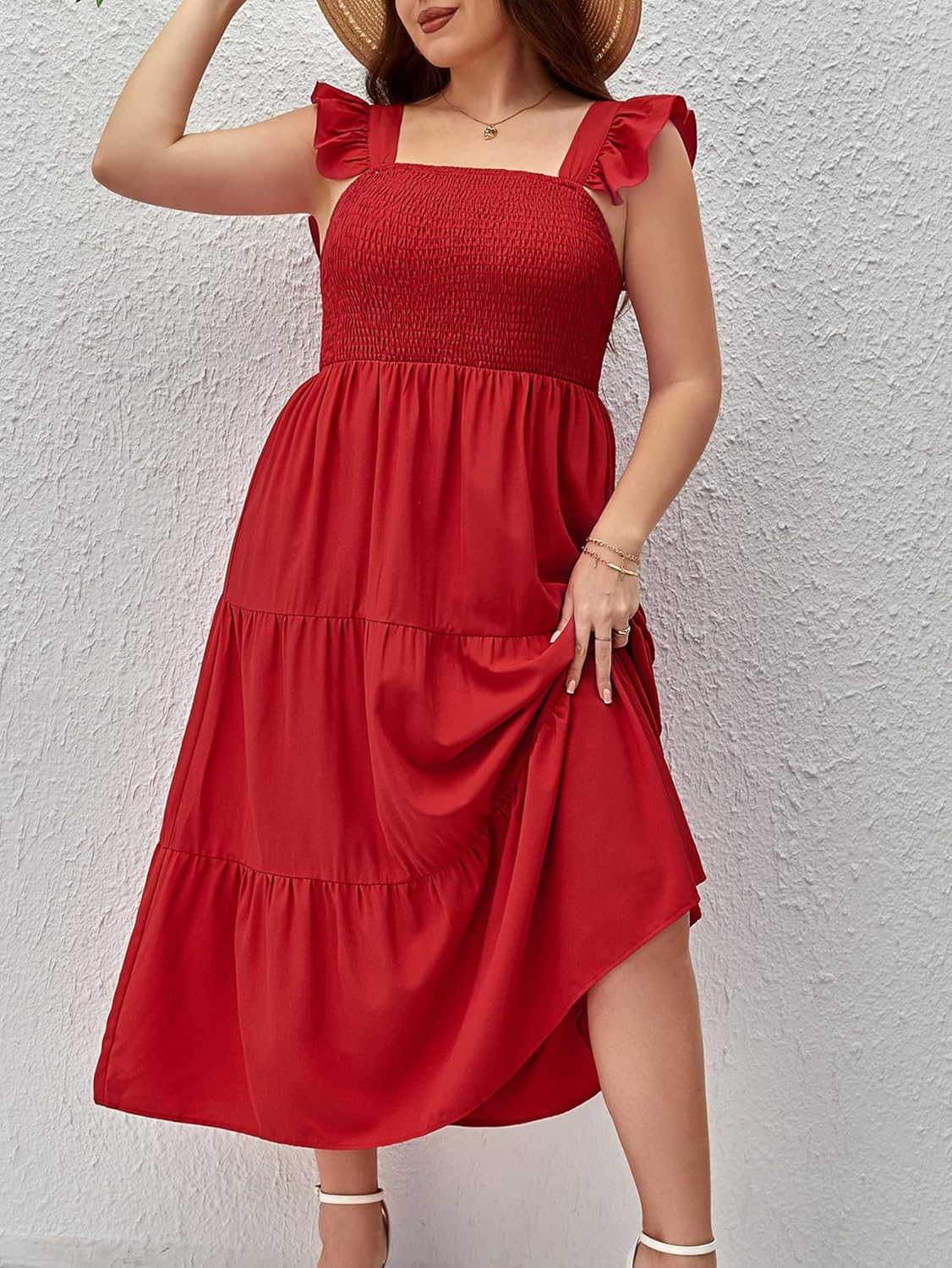 Floral Print Women's Long Dress