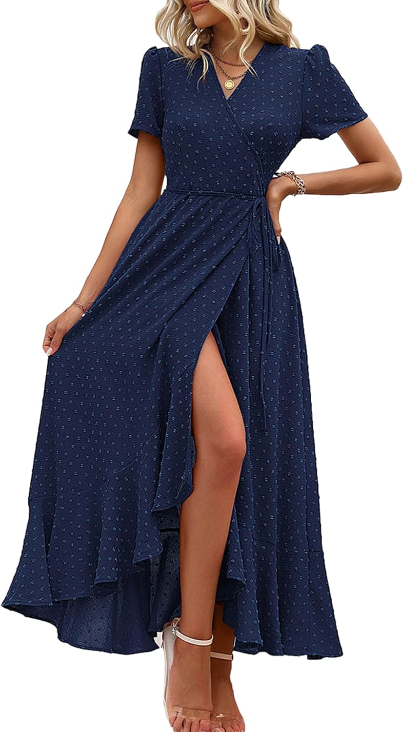 Casual Summer Wrap Dress