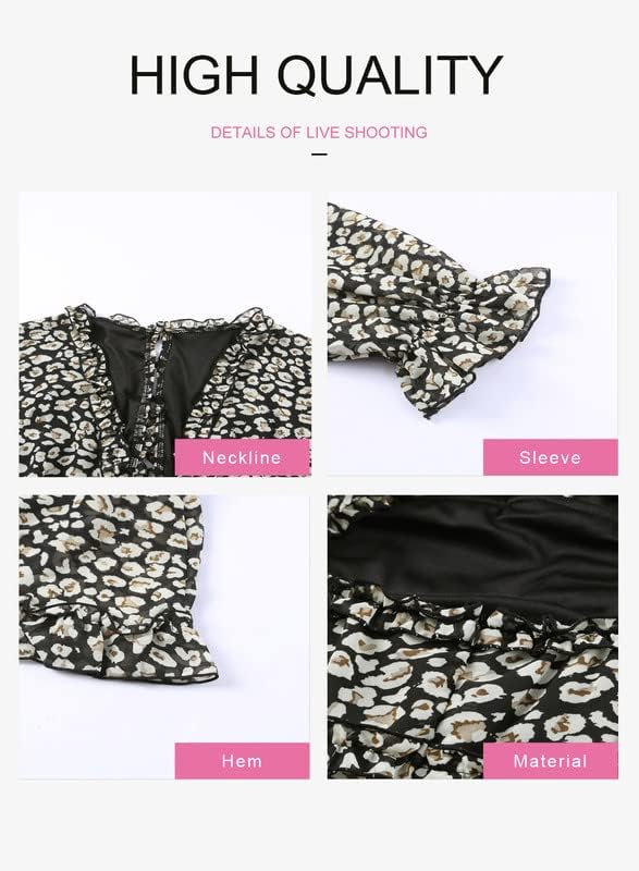 Fancy Floral Print Mini Dress