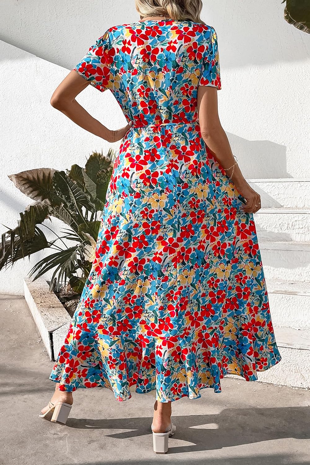 Casual Summer Wrap Dress