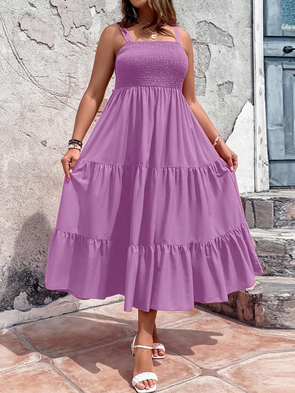 Floral Print Women's Long Dress