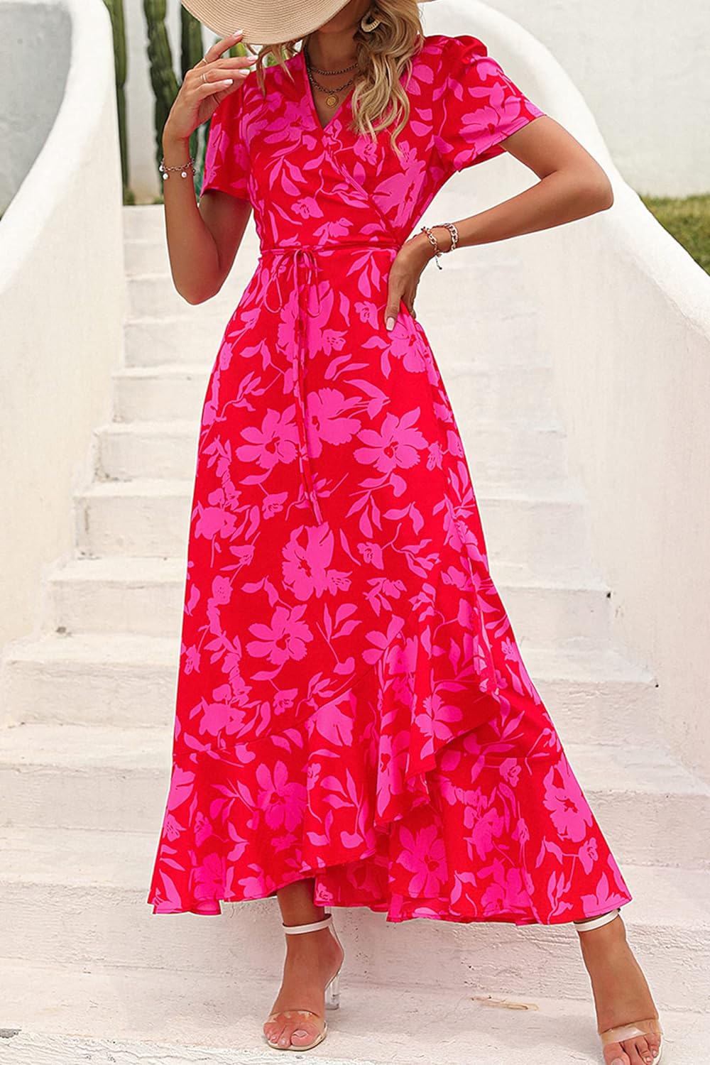 Casual Summer Wrap Dress