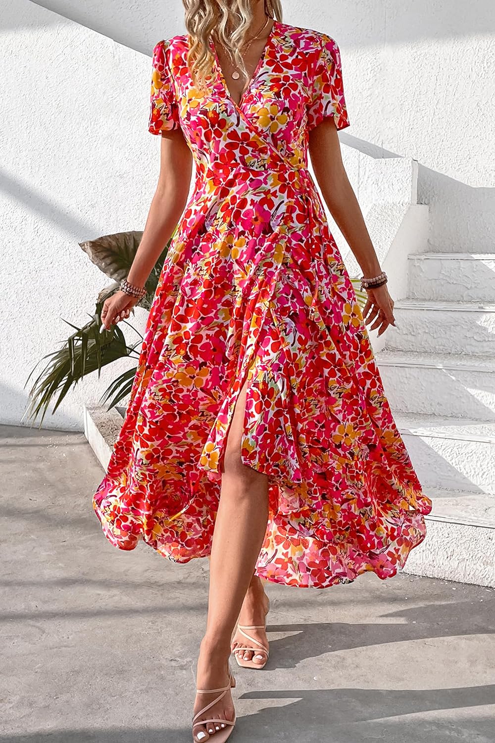 Casual Summer Wrap Dress