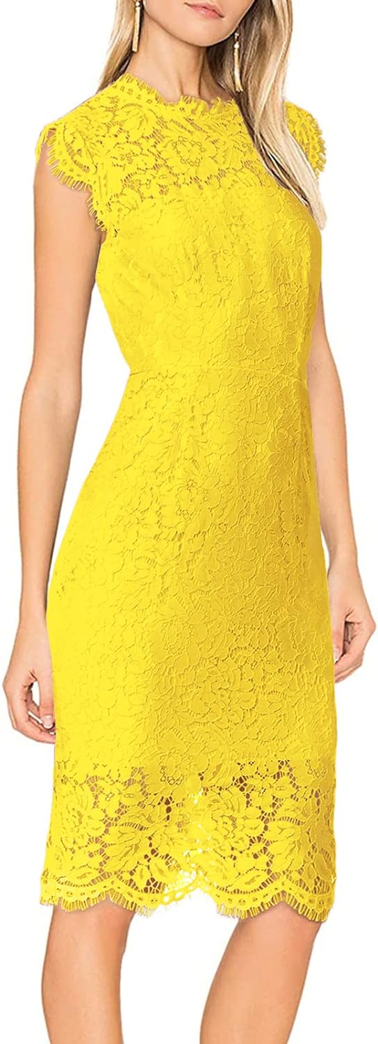 Floral Print Dress with Lace Sleeves for Women