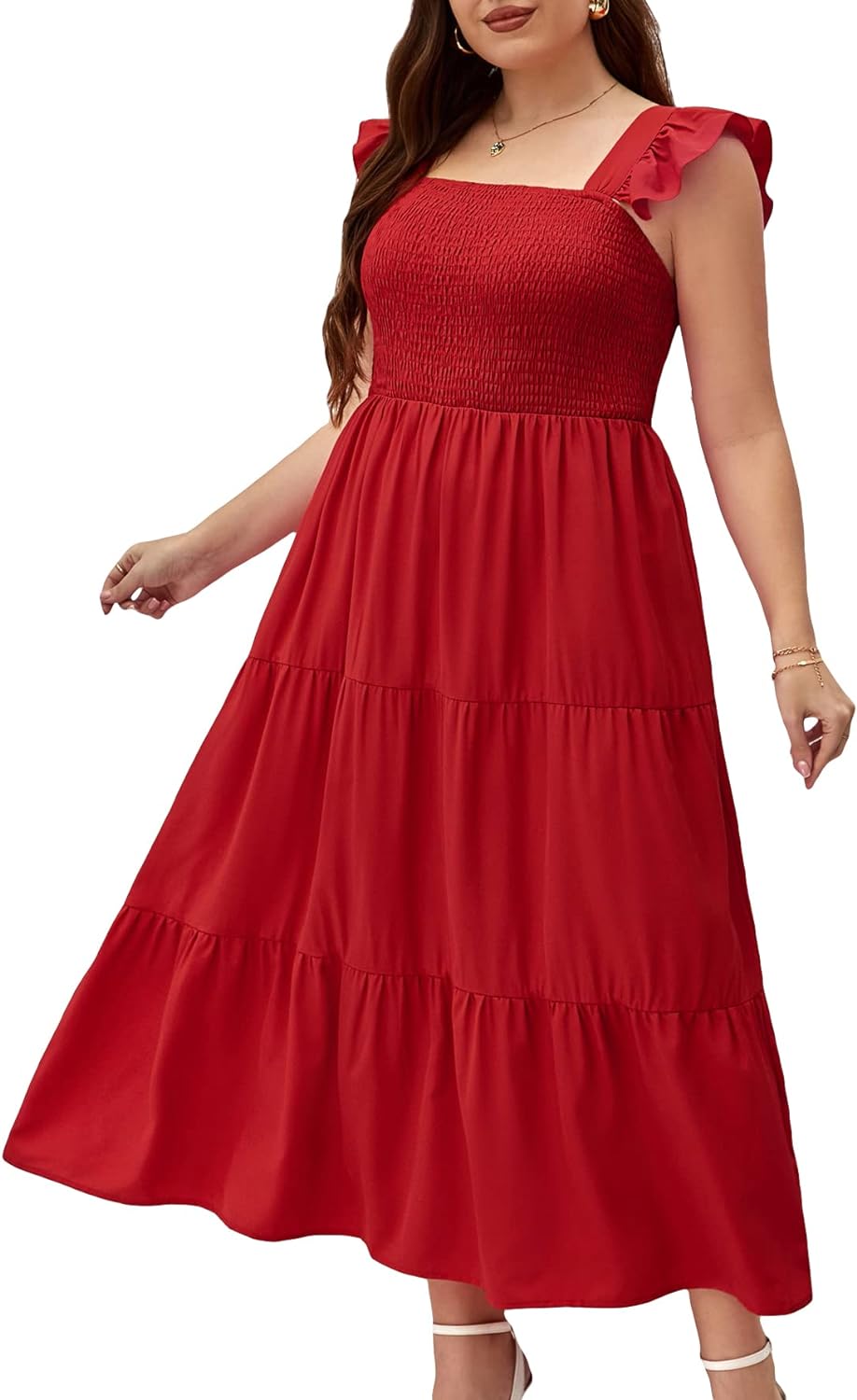 Floral Print Women's Long Dress