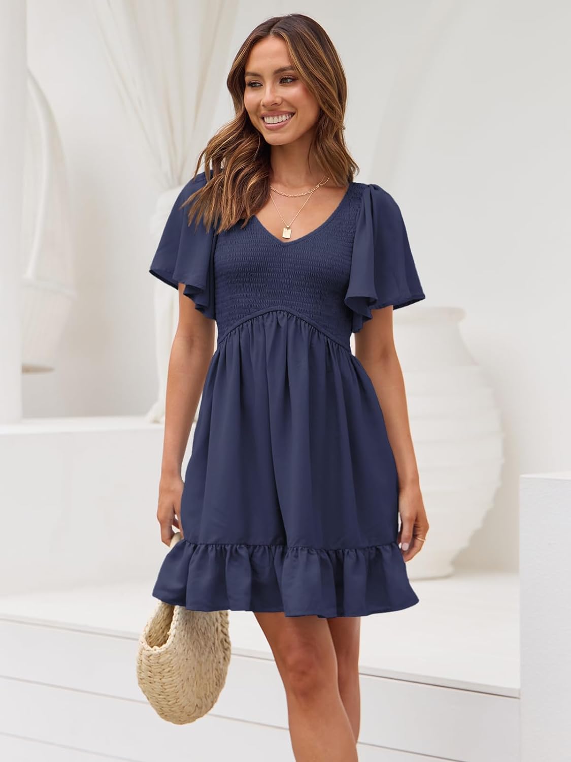 Summer Stylish Casual Mini Dress Casual Style