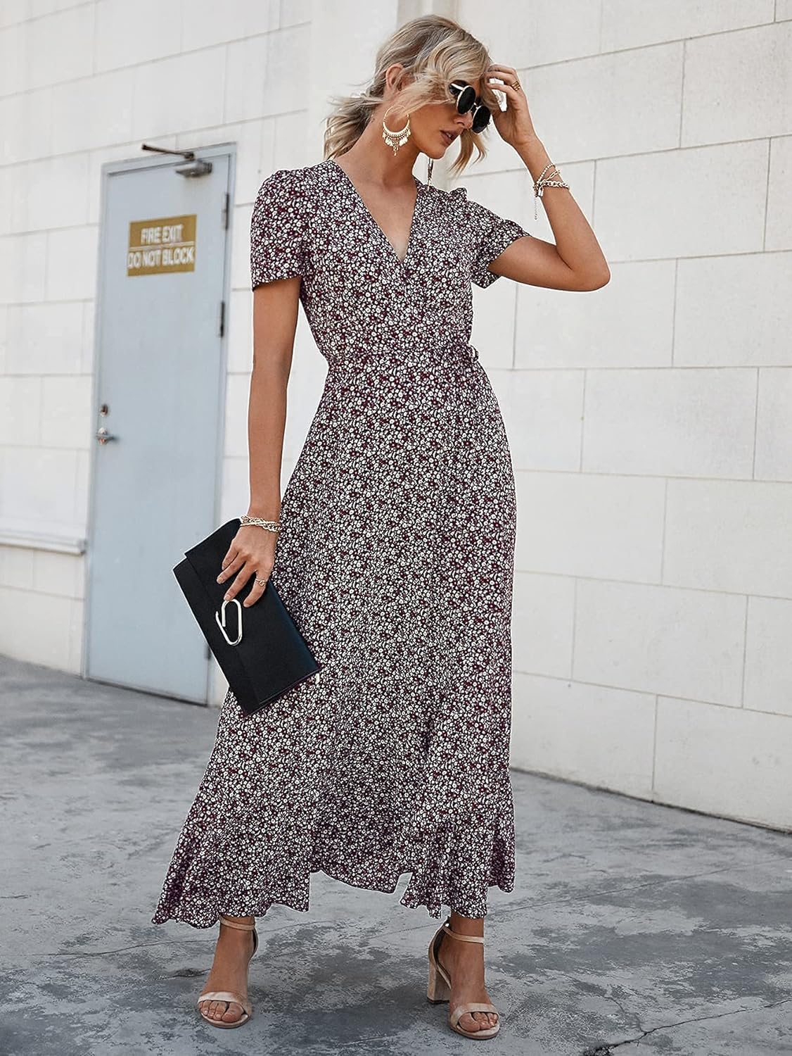 Casual Summer Wrap Dress