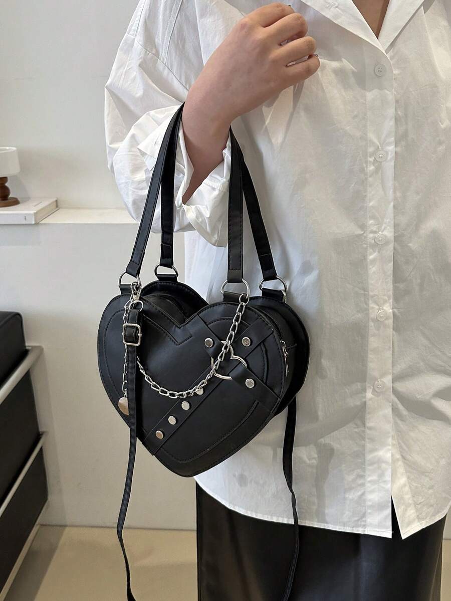 PU Leather Shoulder Bag