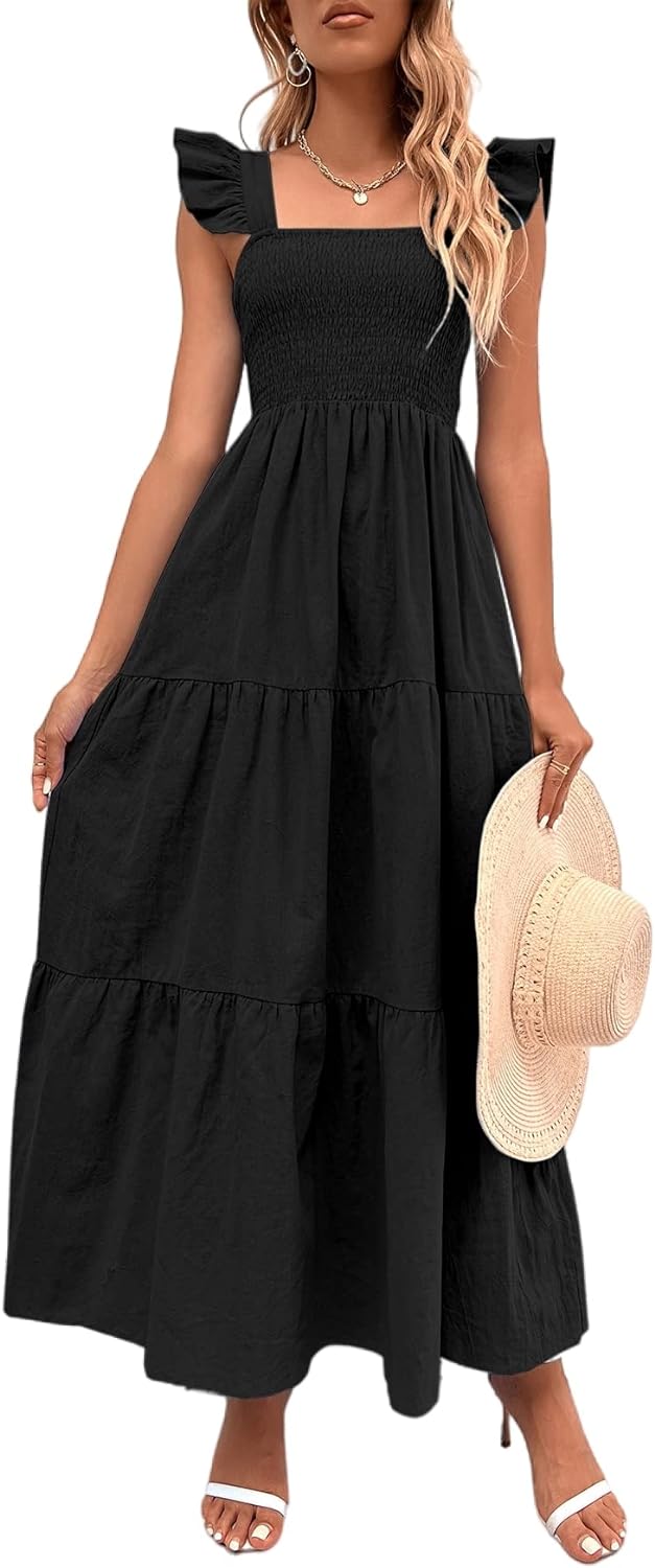 Floral Print Women's Long Dress