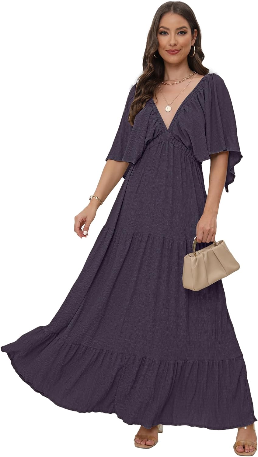 Women's V-Neck Summer Casual Dress
