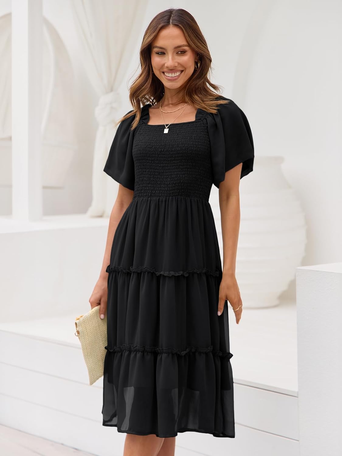 Fashion Latest Elegant Mid Dress