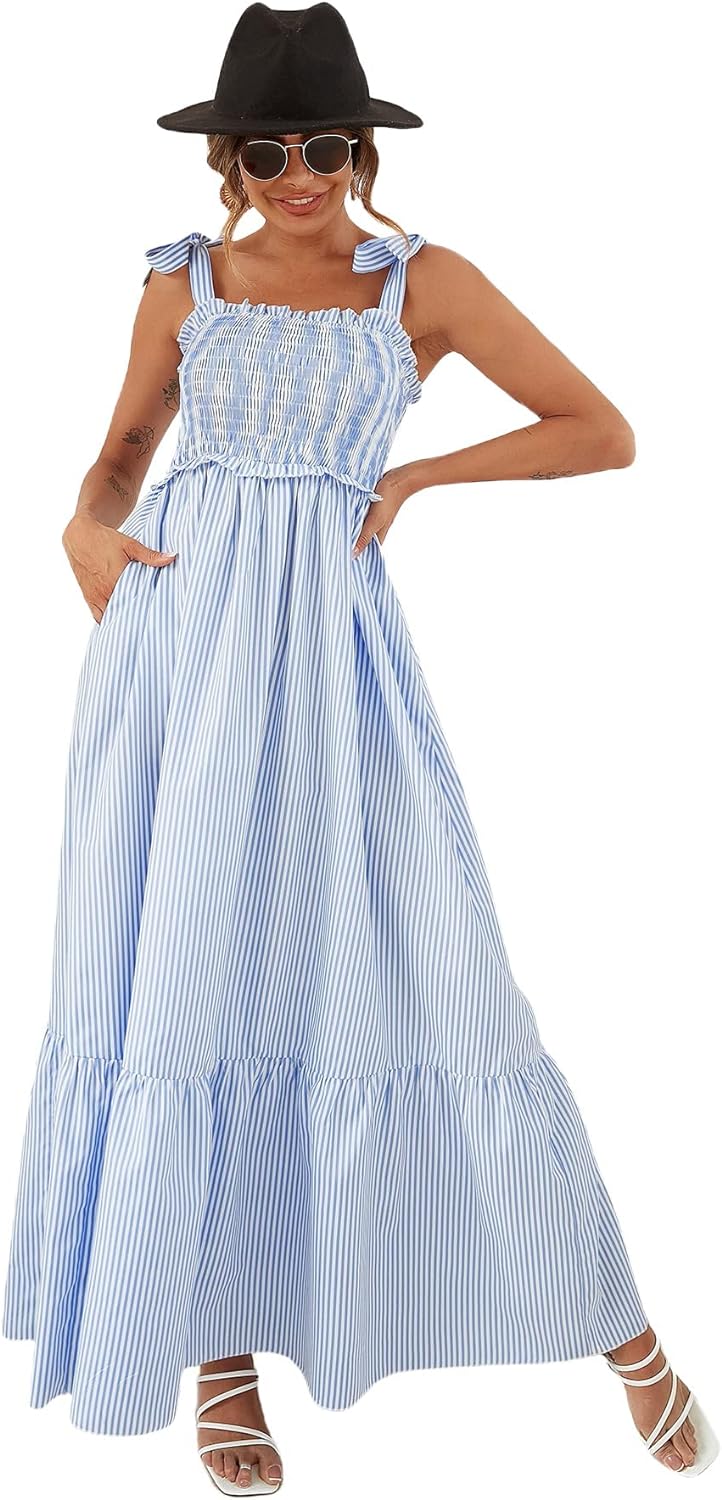 Floral Print Women's Long Dress