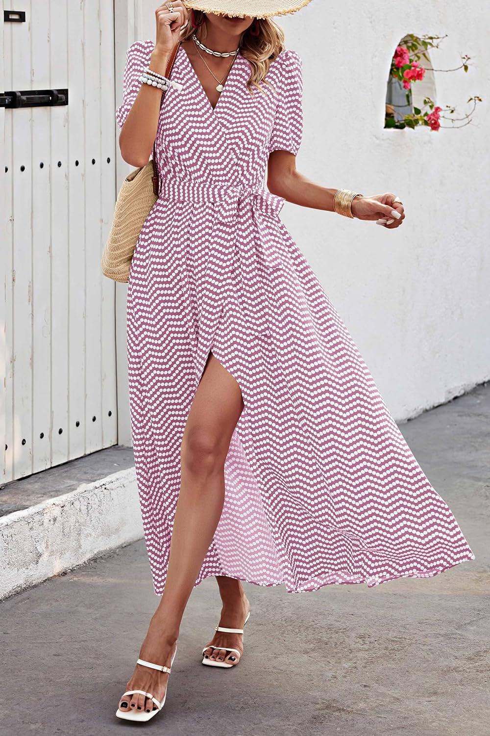Casual Summer Wrap Dress