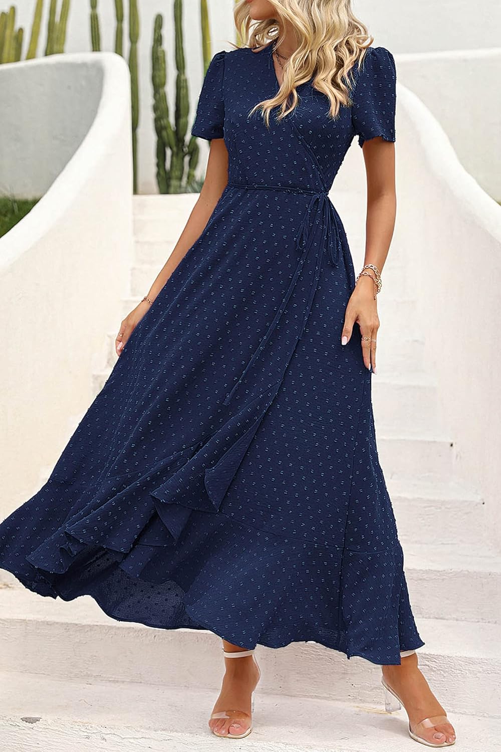 Casual Summer Wrap Dress