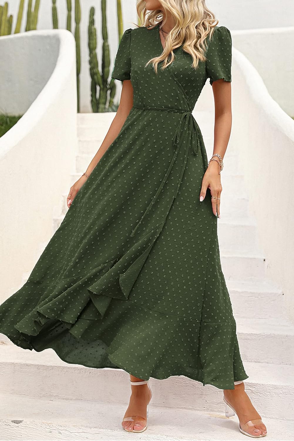 Casual Summer Wrap Dress